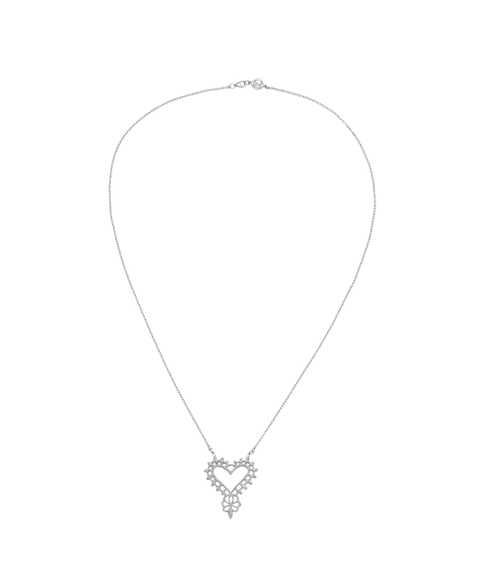Gypsy Love Necklace | Silver
