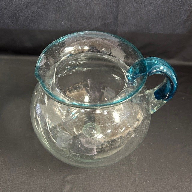 Hand Blown Glass Pitcher