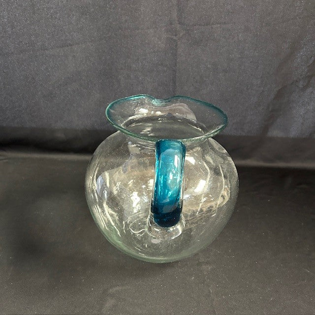 Hand Blown Glass Pitcher