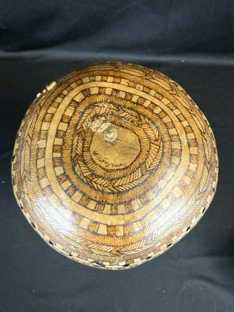 Hand-Carved Decorative Gourd Folk Art