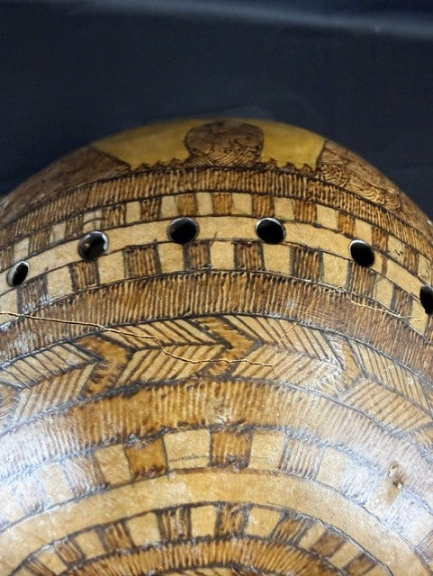 Hand-Carved Decorative Gourd Folk Art
