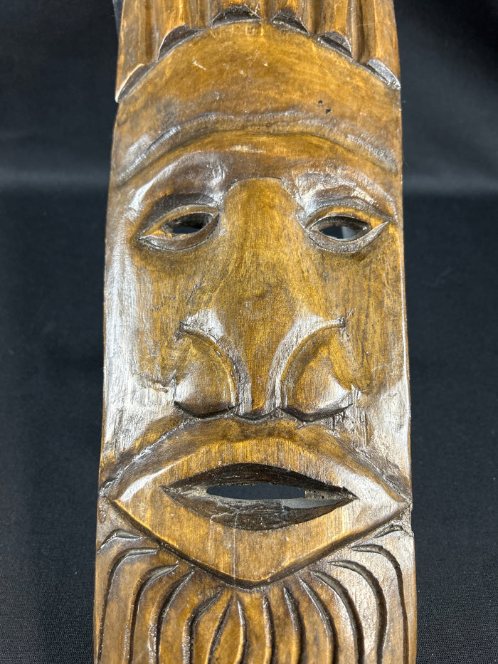 Hand Carved Wood Tribal Mask African Style
