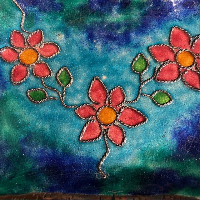 Hand-painted Metal Trinket tray