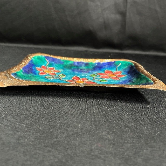Hand-painted Metal Trinket tray