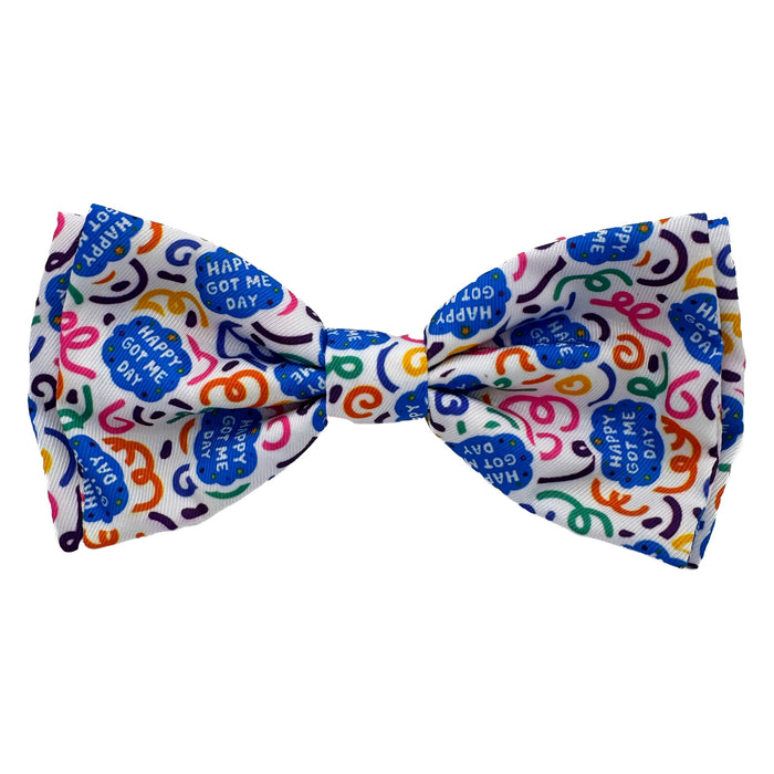 Happy Got Me Day Bow Tie