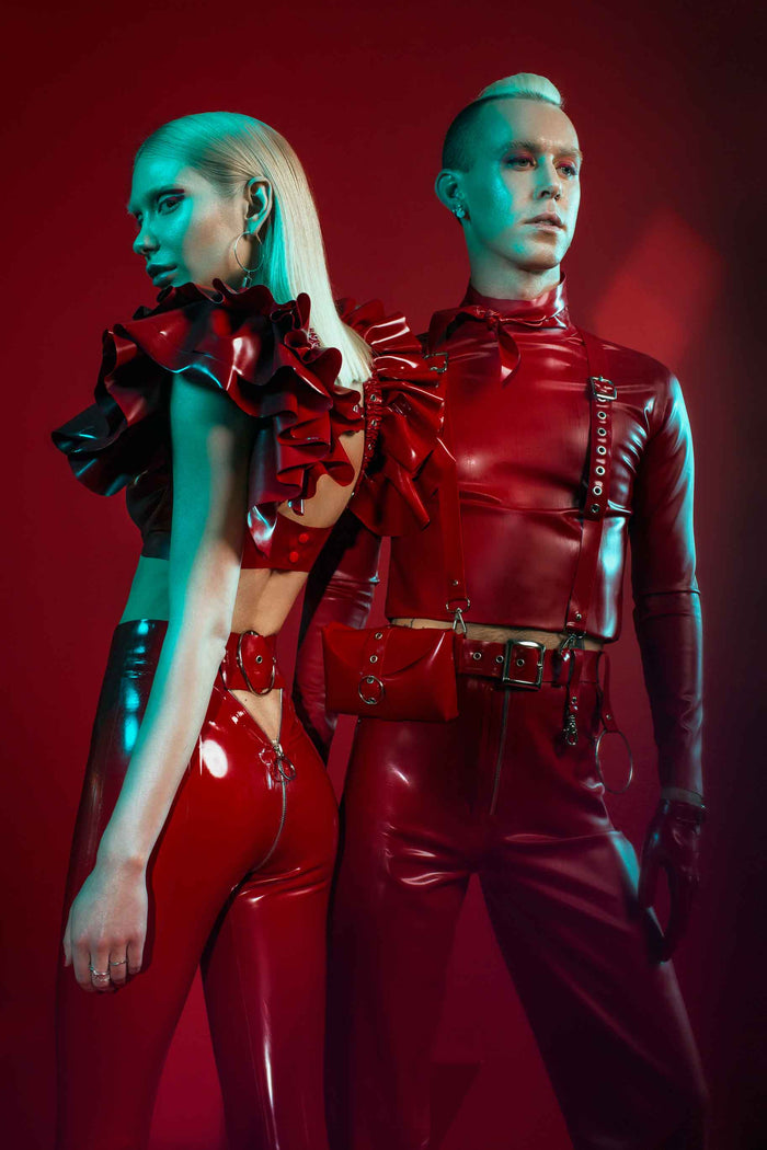 Harness Suspenders SAMPLE Mens - Vex Inc. | Latex Clothing