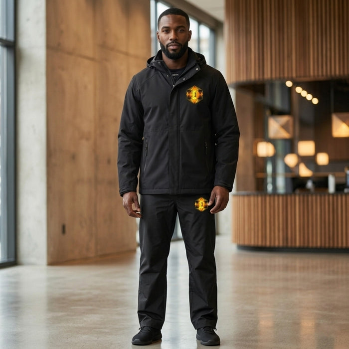 Hebrew World™ (01–01) — The Radiant Six™ | Men's Insulated Rain Jacket