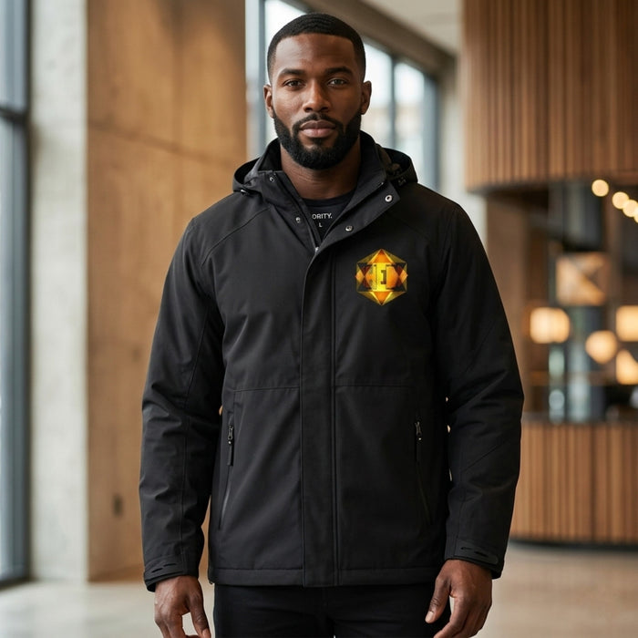Hebrew World™ (01–01) — The Radiant Six™ | Men's Insulated Rain Jacket