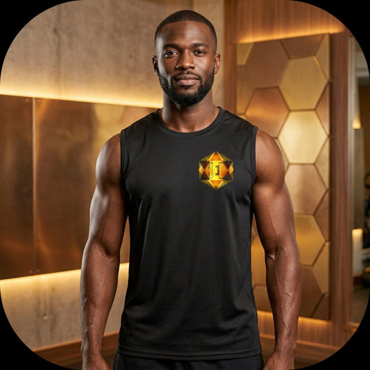 Hebrew World™ (01–01) — The Radiant Six™ | Men's Sleeveless Performance T-Shirt