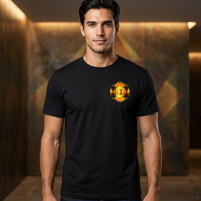 Hebrew World™ (01–01) — The Radiant Six™ | Unisex 50/50 Blend T-Shirt