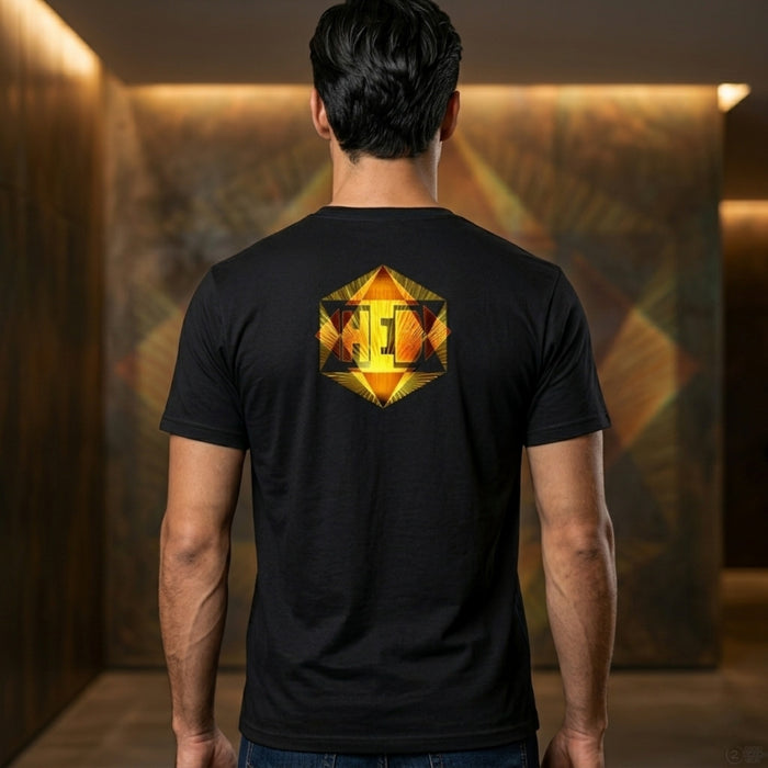 Hebrew World™ (01–01) — The Radiant Six™ | Unisex 50/50 Blend T-Shirt