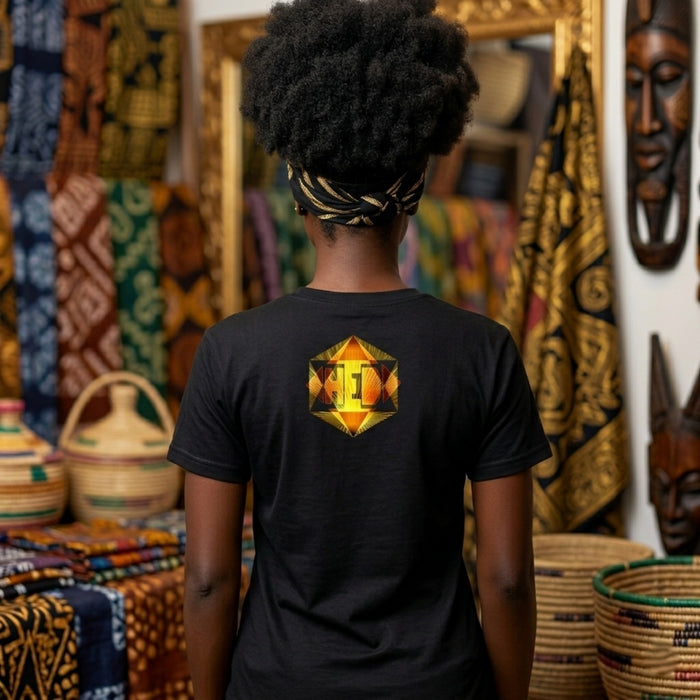 Hebrew World™ (01–01) — The Radiant Six™ | Unisex 50/50 Blend T-Shirt