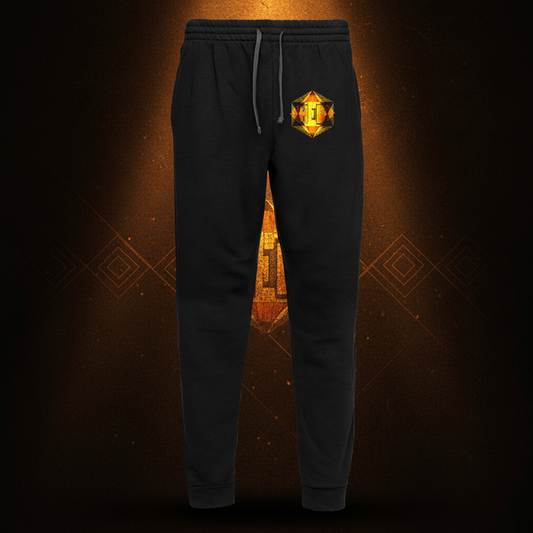 Hebrew World™ (01–01) — The Radiant Six™ | Unisex Cotton-Blend Tapered Joggers