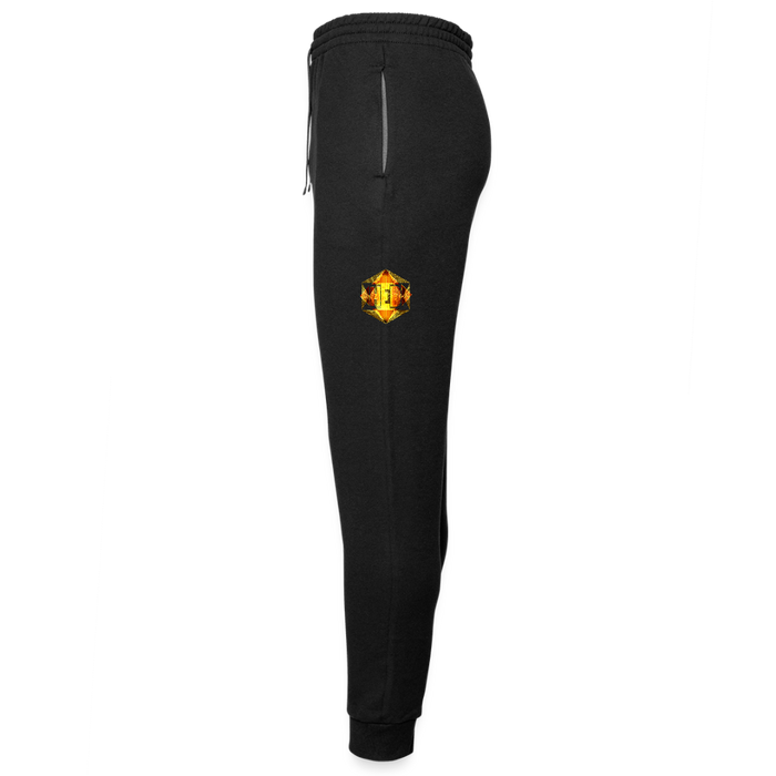 Hebrew World 01-01 Designer Jerzees Unisex Joggers - black/asphalt