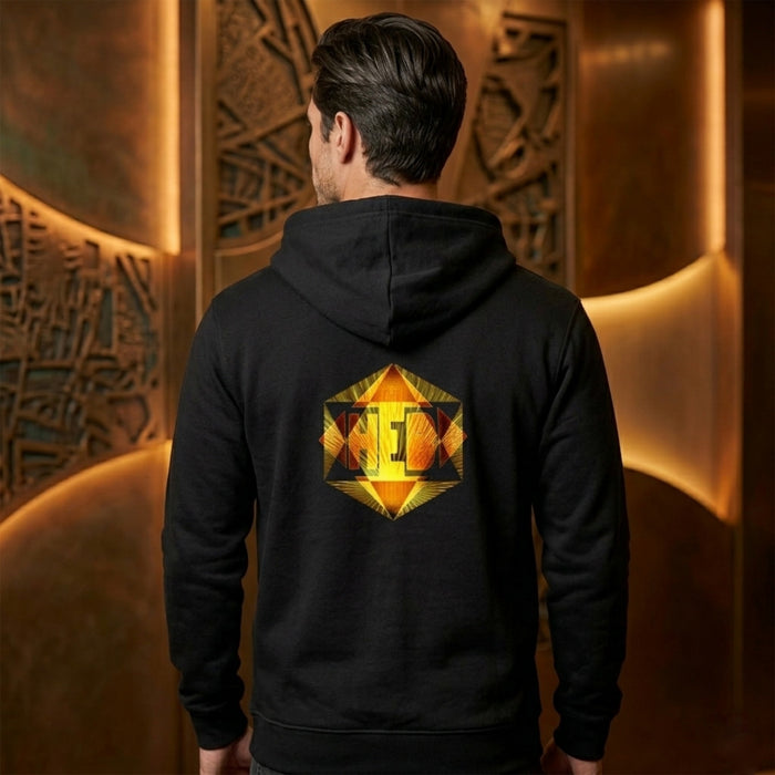 Hebrew World™ (01–01) — The Radiant Six™ | Unisex NuBlend Fleece Zip Hoodie