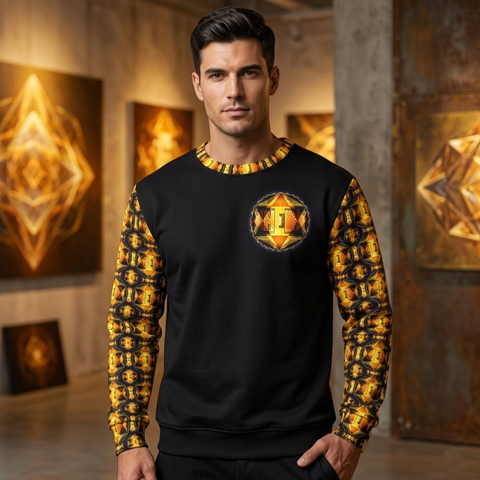 Hebrew World™ (01–02) — Royal Radiance™ | Unisex Sweatshirt