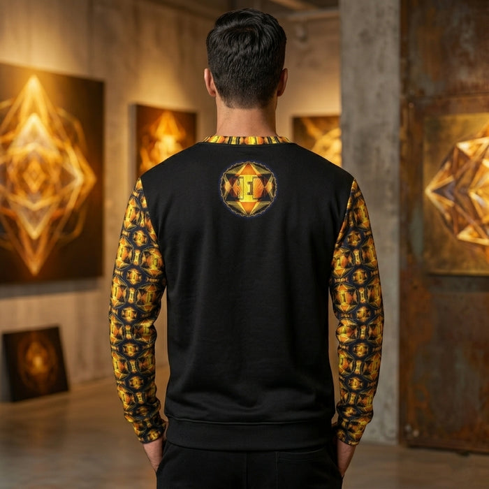 Hebrew World™ (01–02) — Royal Radiance™ | Unisex Sweatshirt