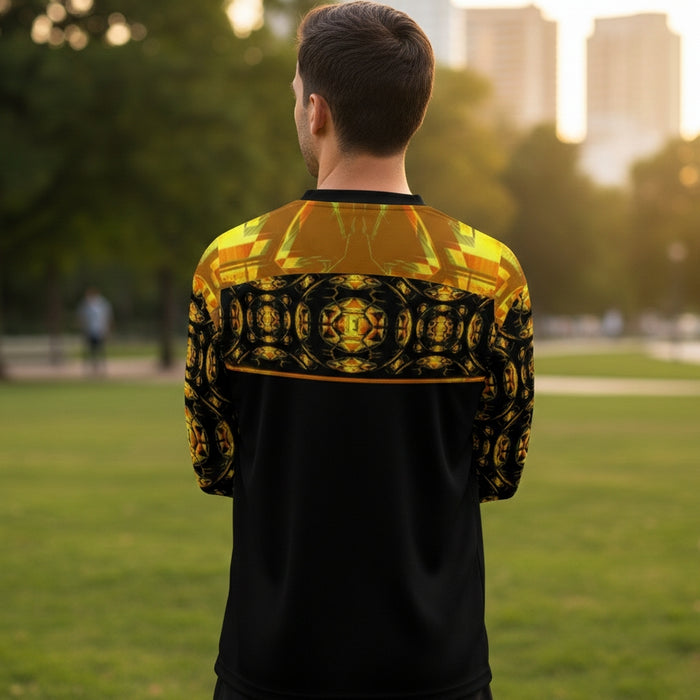 Hebrew World™ (01–03) — Sacred Stillness Psalm 46:10™ | Men's Hockey Jersey