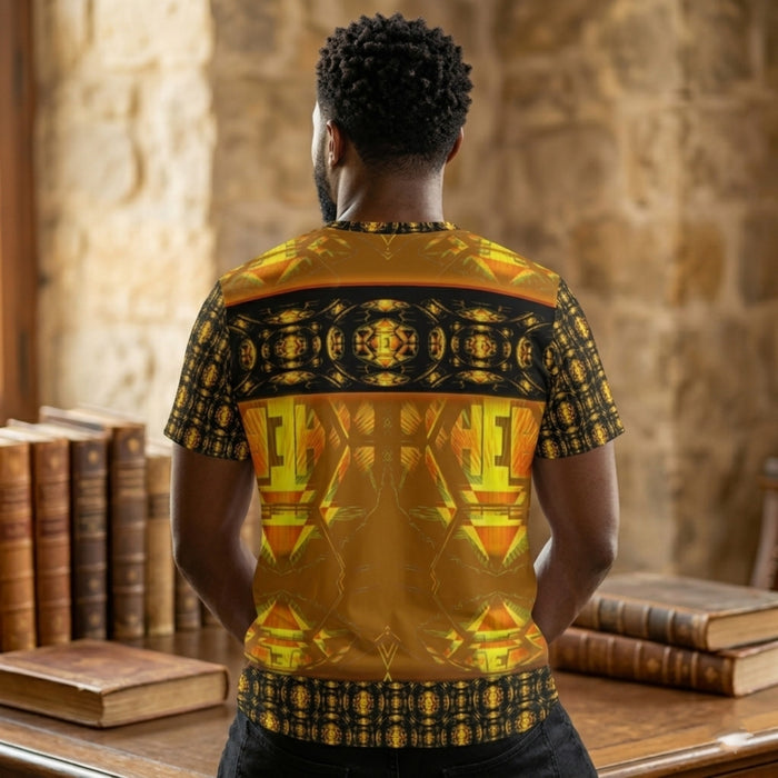 Hebrew World™ (01–03) — Sacred Stillness Psalm 46:10™ | Men's T-Shirt
