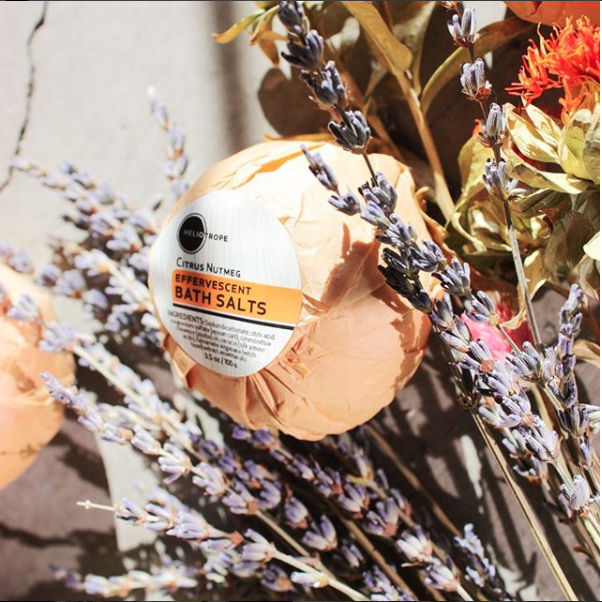 Heliotrope - Effervescent Bath Fizzies w/Jojoba & Protein (13 scents): Neroli Jasmine