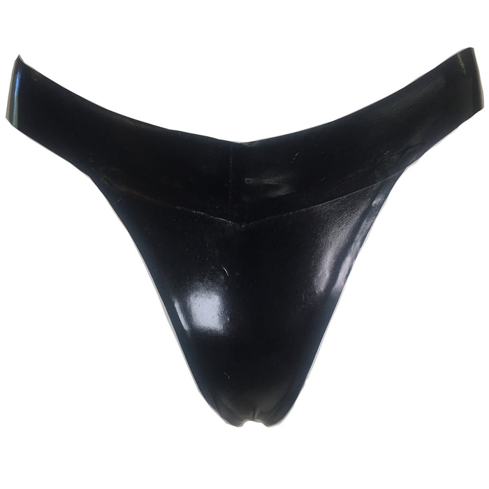 High Cut Thong READY TO SHIP -X-Large XL / Black Womens - Vex Inc. | Latex Clothing