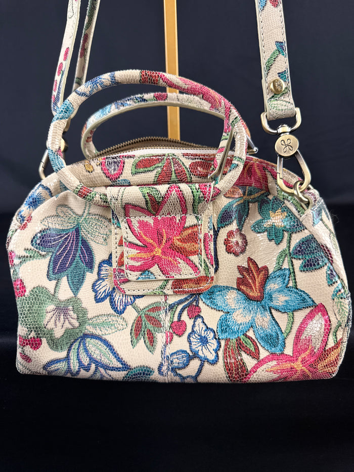 HOBO Women's Sheila Top Zip Leather Botanical Handbag