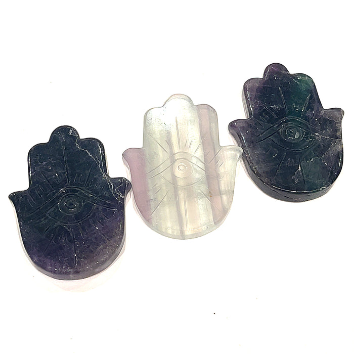 Humza and Evil Eye Gemstone Carving / Shape