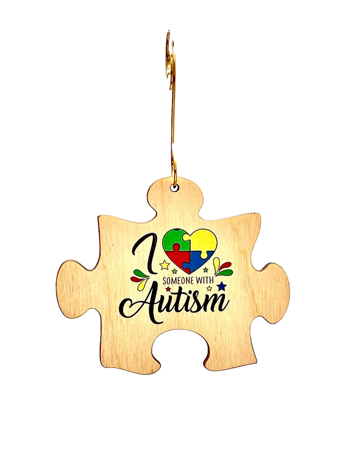 I Love Someone With Autism Ornament #9868