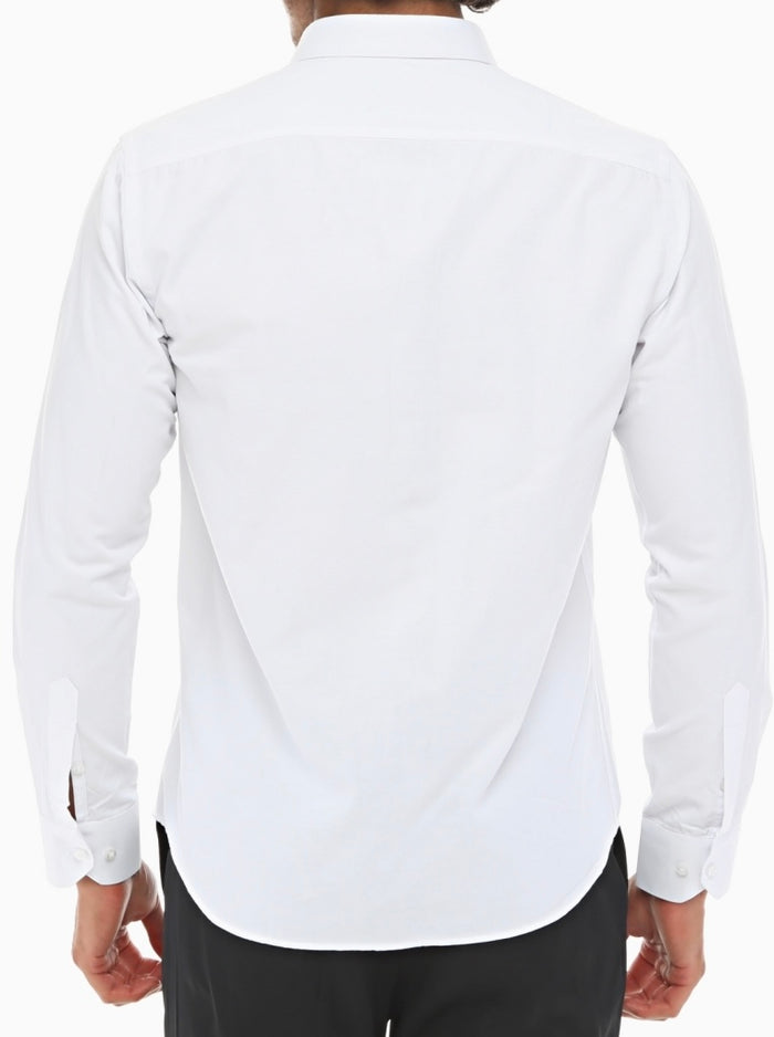 White Single Cuff Shirt for Men