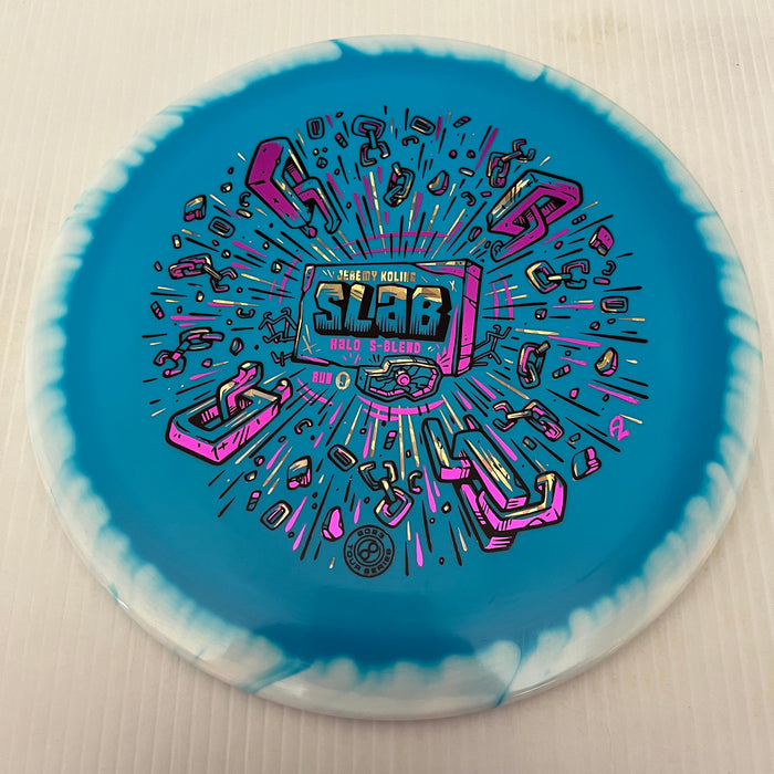 White Halo/Teal Flight Plate 13 / 173-5 grams