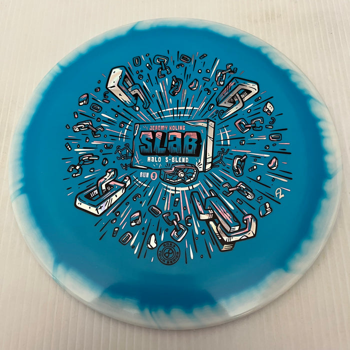 White Halo/Teal Flight Plate 20 / 173-5 grams