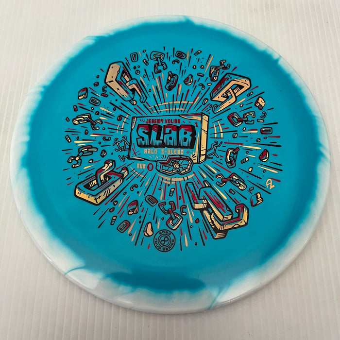 White Halo/Teal Flight Plate 24 / 173-5 grams