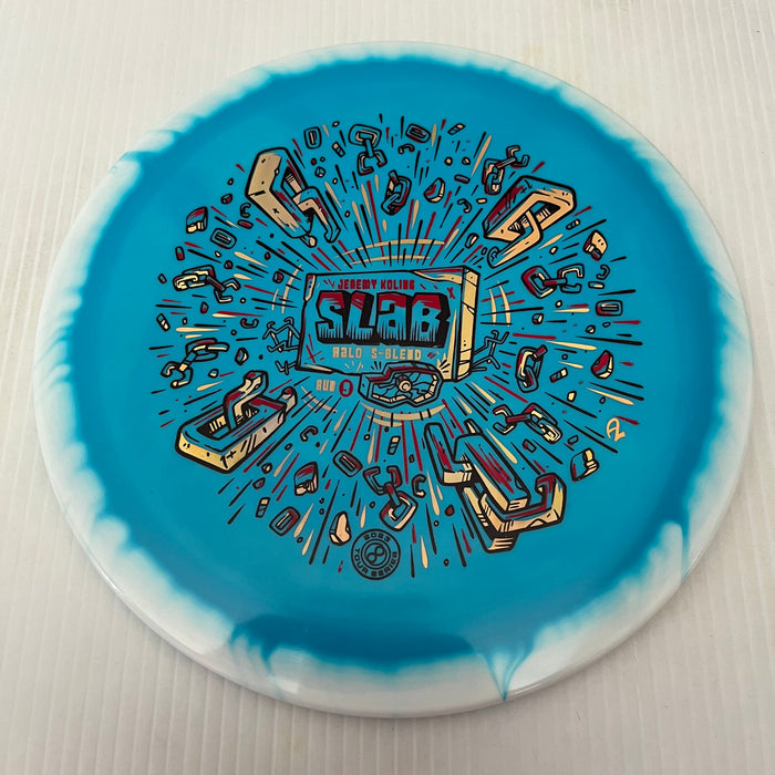 White Halo/Teal Flight Plate 26 / 173-5 grams