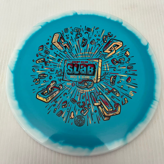White Halo/Teal Flight Plate 28 / 173-5 grams