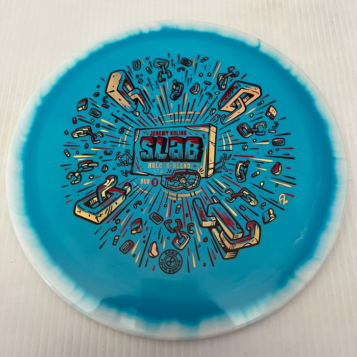 White Halo/Teal Flight Plate 7 / 173-5 grams
