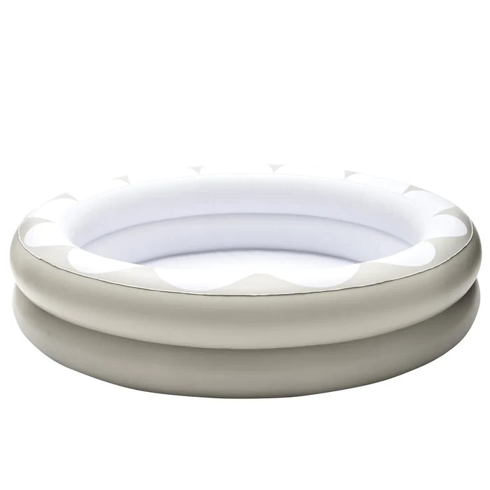 Inflatable Round Pool | Scallop Clay