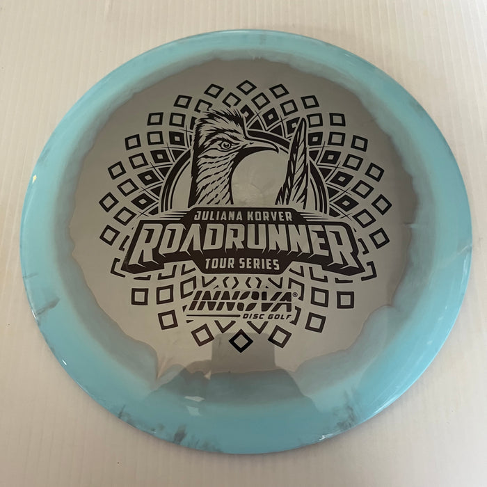 Teal Halo/Black Stamp / 173-5 grams