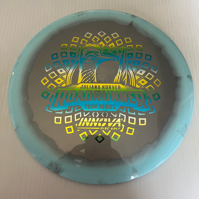 Teal Halo/Transitional Rainbow Stamp / 173-5 grams