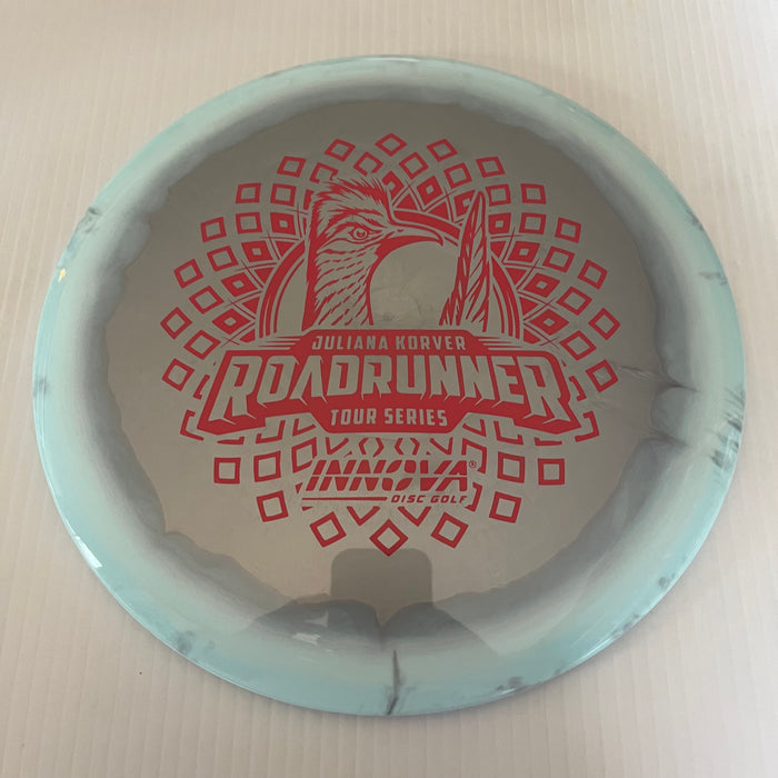 Teal Halo/Pink Stamp / 173-5 grams