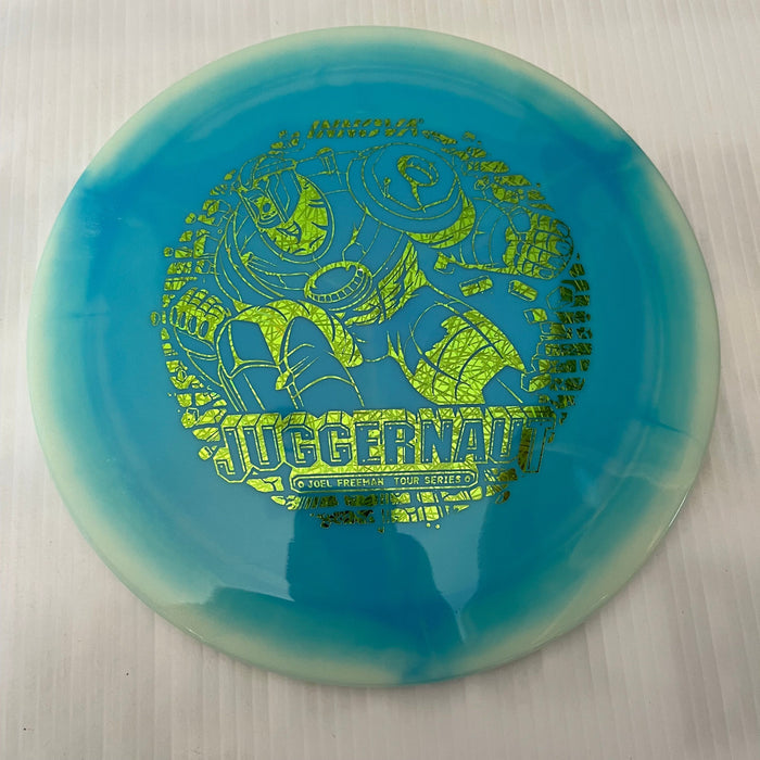 Glow White Halo/Green Lasers Stamp / 173-5 grams