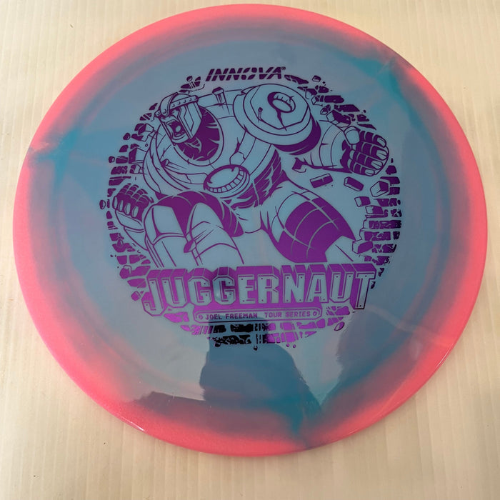 Glow Pink Halo/Purple Stamp / 173-5 grams