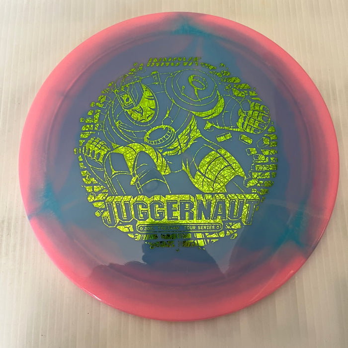 Glow Pink Halo/Green Lasers Stamp / 173-5 grams