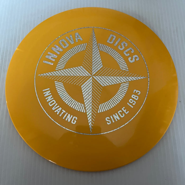 Orangey Yellow/Silver Stars Stamp/173-5g
