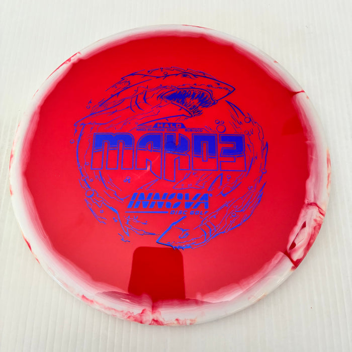 White Halo with Red Plate/Blue Stamp/175g