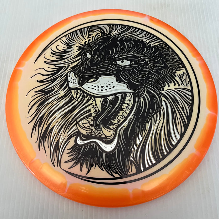 Orange Halo/Black-Dark Grey & Silver Stamps / 180 grams