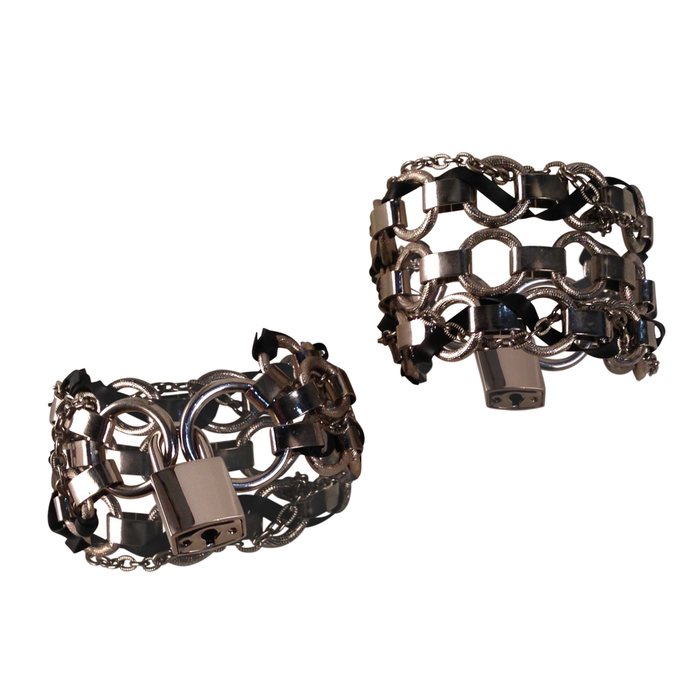 Interlock Wrist Cuffs Womens - Vex Inc. | Latex Clothing