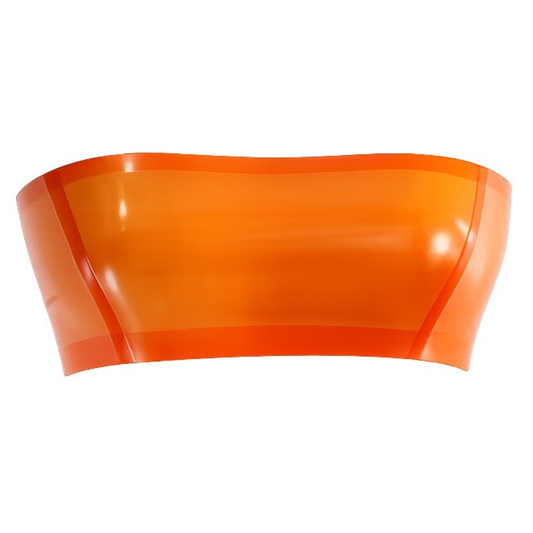 Itty Bitty Tube Top READY TO SHIP- Small S / Transparent Peach Womens - Vex Inc. | Latex Clothing
