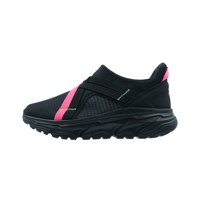 IU Black/Pink Slip-On Wanita