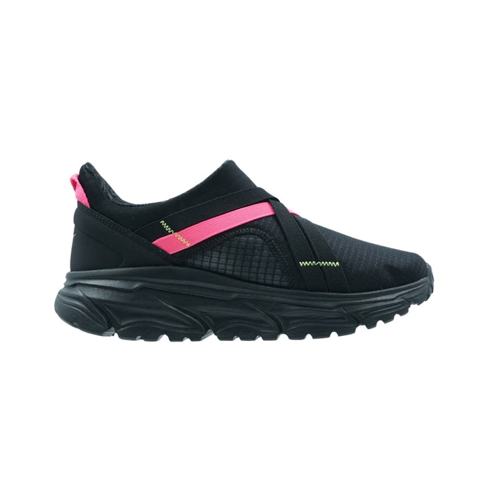 IU Black/Pink Slip-On Wanita
