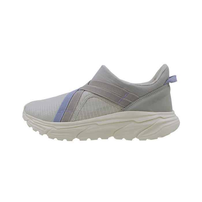IU Gray/Blue Slip-On Wanita